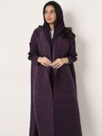 عباية بنفسجي غامق